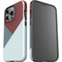 Marsala Triangle Shapes iPhone 14 Pro Impact Case