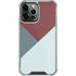 Marsala Triangle Shapes iPhone 14 Pro Max Clear Case