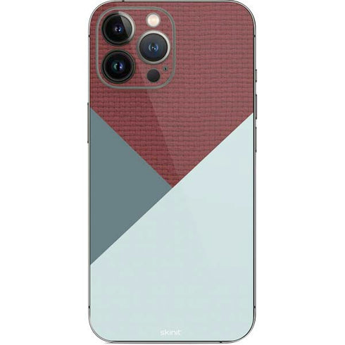 Marsala Triangle Shapes iPhone 14 Pro Max Skin