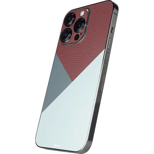 Marsala Triangle Shapes iPhone 14 Pro Max Skin