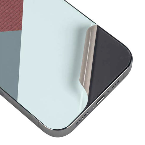 Marsala Triangle Shapes iPhone 14 Pro Max Skin