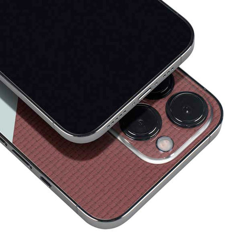 Marsala Triangle Shapes iPhone 14 Pro Max Skin