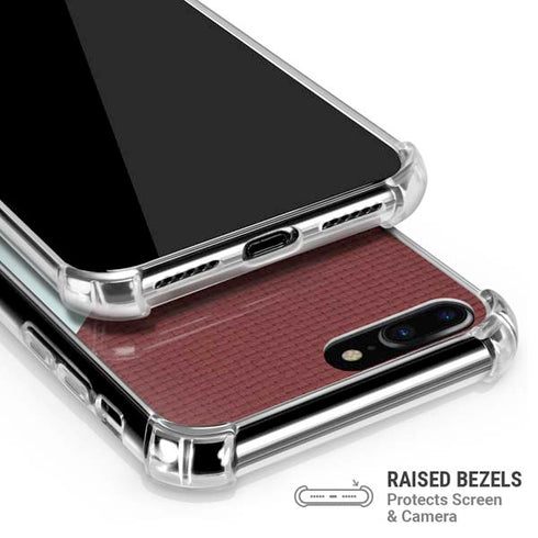 Marsala Triangle Shapes iPhone 7/8 Plus Clear Case