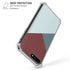 Marsala Triangle Shapes iPhone 7/8 Plus Clear Case