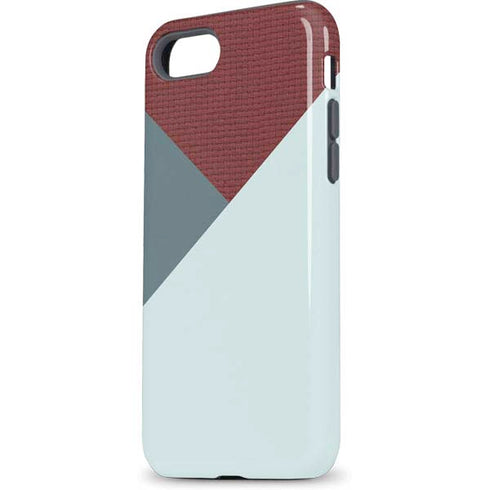 Marsala Triangle Shapes iPhone 7 Pro Case