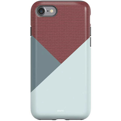 Marsala Triangle Shapes iPhone SE (2nd & 3rd Gen) Pro Case