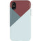 Marsala Triangle Shapes iPhone X Pro Case