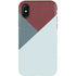Marsala Triangle Shapes iPhone X Pro Case