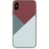 Marsala Triangle Shapes iPhone X Skin