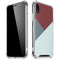 Marsala Triangle Shapes iPhone XR Clear Case