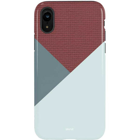 Marsala Triangle Shapes iPhone XR Pro Case