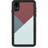 Marsala Triangle Shapes iPhone XR Waterproof Case