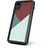 Marsala Triangle Shapes iPhone XR Waterproof Case