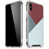 Marsala Triangle Shapes iPhone XS Max Clear Case