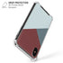 Marsala Triangle Shapes iPhone XS Max Clear Case