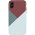 Marsala Triangle Shapes iPhone XS Pro Case