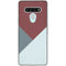 Marsala Triangle Shapes LG Stylo 6 Clear Case