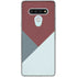 Marsala Triangle Shapes LG Stylo 6 Clear Case