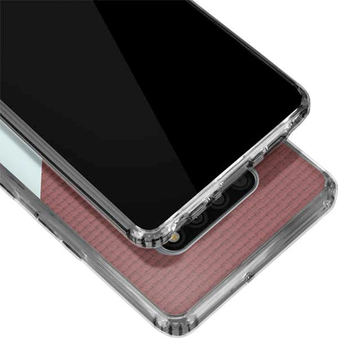 Marsala Triangle Shapes LG Stylo 6 Clear Case