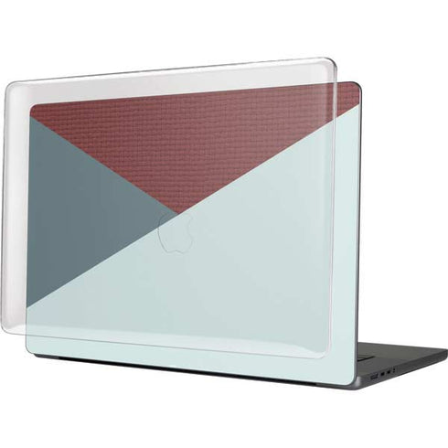 Marsala Triangle Shapes MacBook Pro 16in (2021-25) Case plus Skin