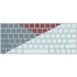 Marsala Triangle Shapes Magic Keyboard Skin