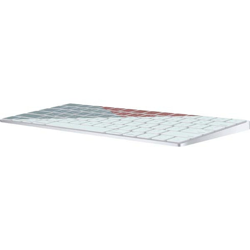 Marsala Triangle Shapes Magic Keyboard Skin
