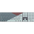 Marsala Triangle Shapes Magic Keyboard with Numeric Keypad Skin