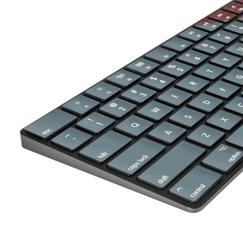 Marsala Triangle Shapes Magic Keyboard with Numeric Keypad Skin