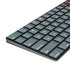 Marsala Triangle Shapes Magic Keyboard with Numeric Keypad Skin