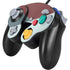 Marsala Triangle Shapes Nintendo GameCube Controller Skin