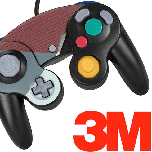 Marsala Triangle Shapes Nintendo GameCube Controller Skin