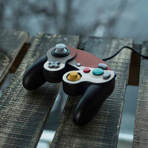 Marsala Triangle Shapes Nintendo GameCube Controller Skin