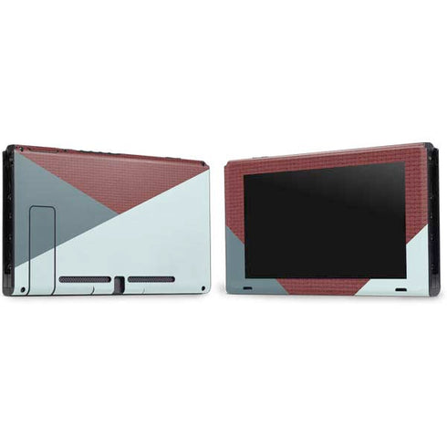 Marsala Triangle Shapes Nintendo Switch Bundle Skin