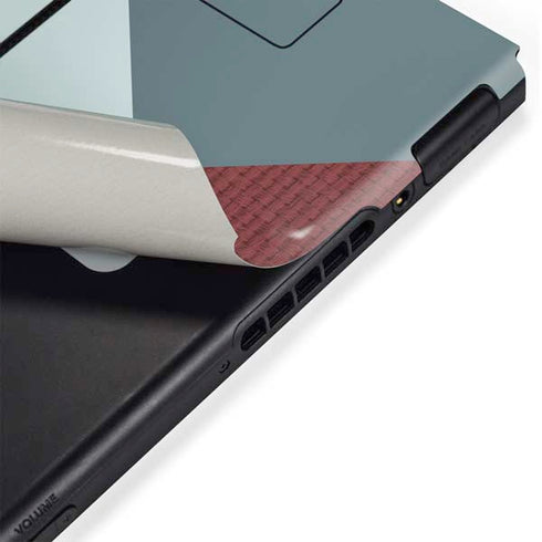Marsala Triangle Shapes Nintendo Switch Bundle Skin