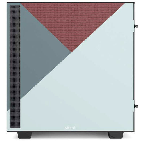 Marsala Triangle Shapes NZXT H510 Compact ATX Mid-Tower Case Skin