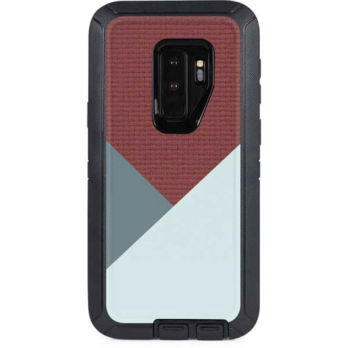 Marsala Triangle Shapes Otterbox Defender Galaxy Skin