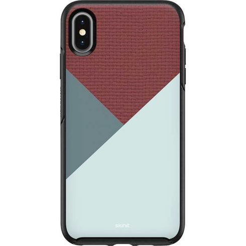Marsala Triangle Shapes Otterbox Symmetry iPhone Skin