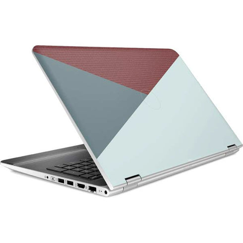 Marsala Triangle Shapes HP Pavilion Skin