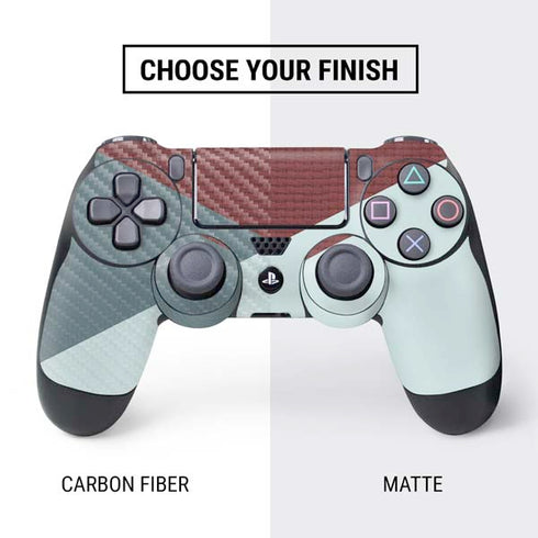 Marsala Triangle Shapes PS4 Controller Skin