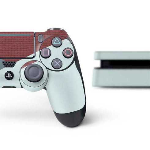 Marsala Triangle Shapes PS4 Slim Bundle Skin