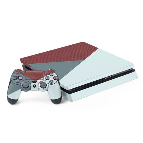 Marsala Triangle Shapes PS4 Slim Bundle Skin