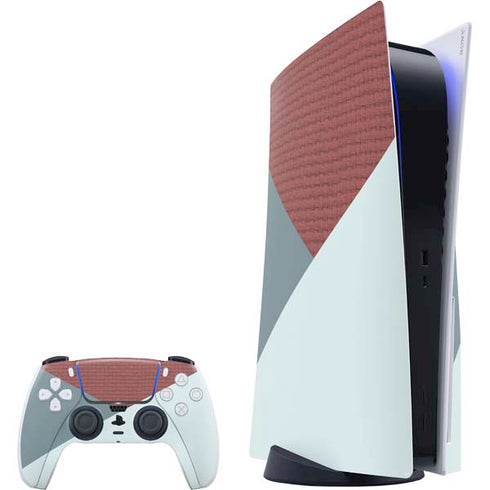Marsala Triangle Shapes PS5 Bundle Skin