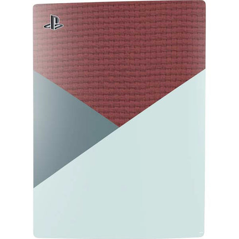 Marsala Triangle Shapes PS5 Console Skin