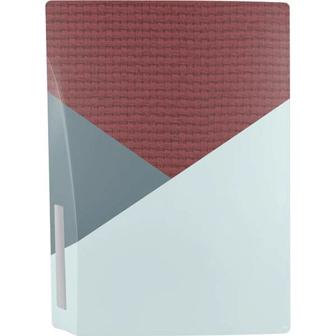 Marsala Triangle Shapes PS5 Console Skin