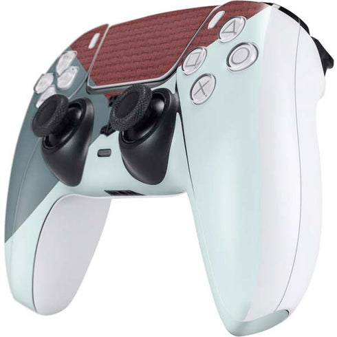Marsala Triangle Shapes PS5 Controller Skin