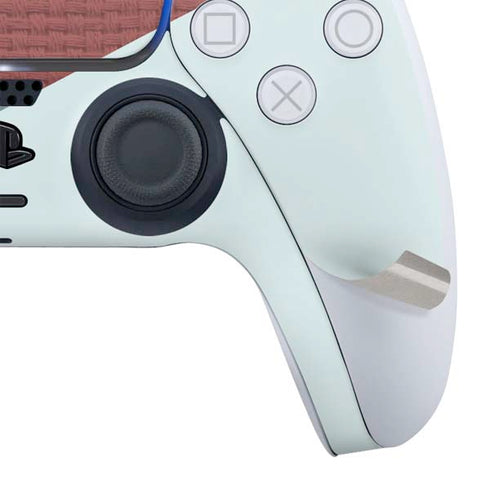 Marsala Triangle Shapes PS5 Controller Skin