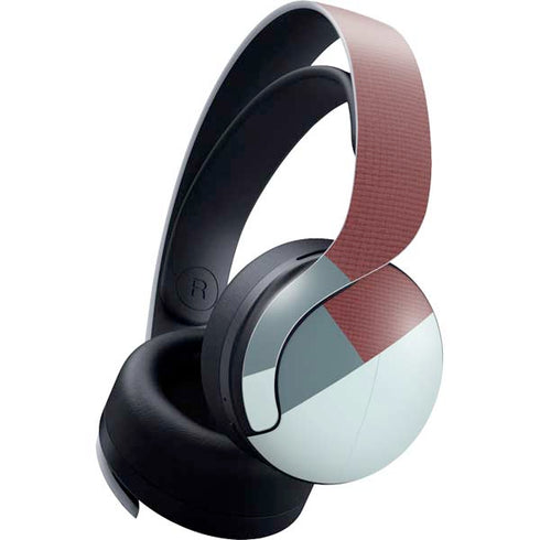 Marsala Triangle Shapes PULSE 3D Wireless Headset for PS5 Skin