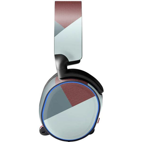 Marsala Triangle Shapes SteelSeries Arctis 3 Skin