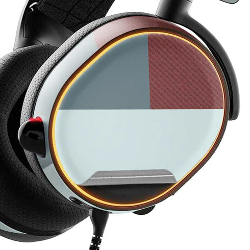 Marsala Triangle Shapes SteelSeries Arctis 5 Skin