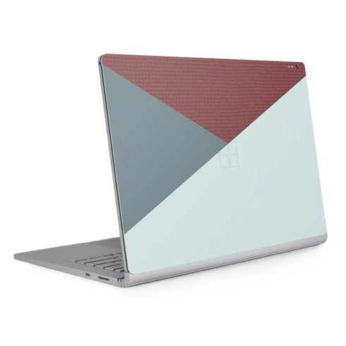Marsala Triangle Shapes Surface Book 2 15in Skin